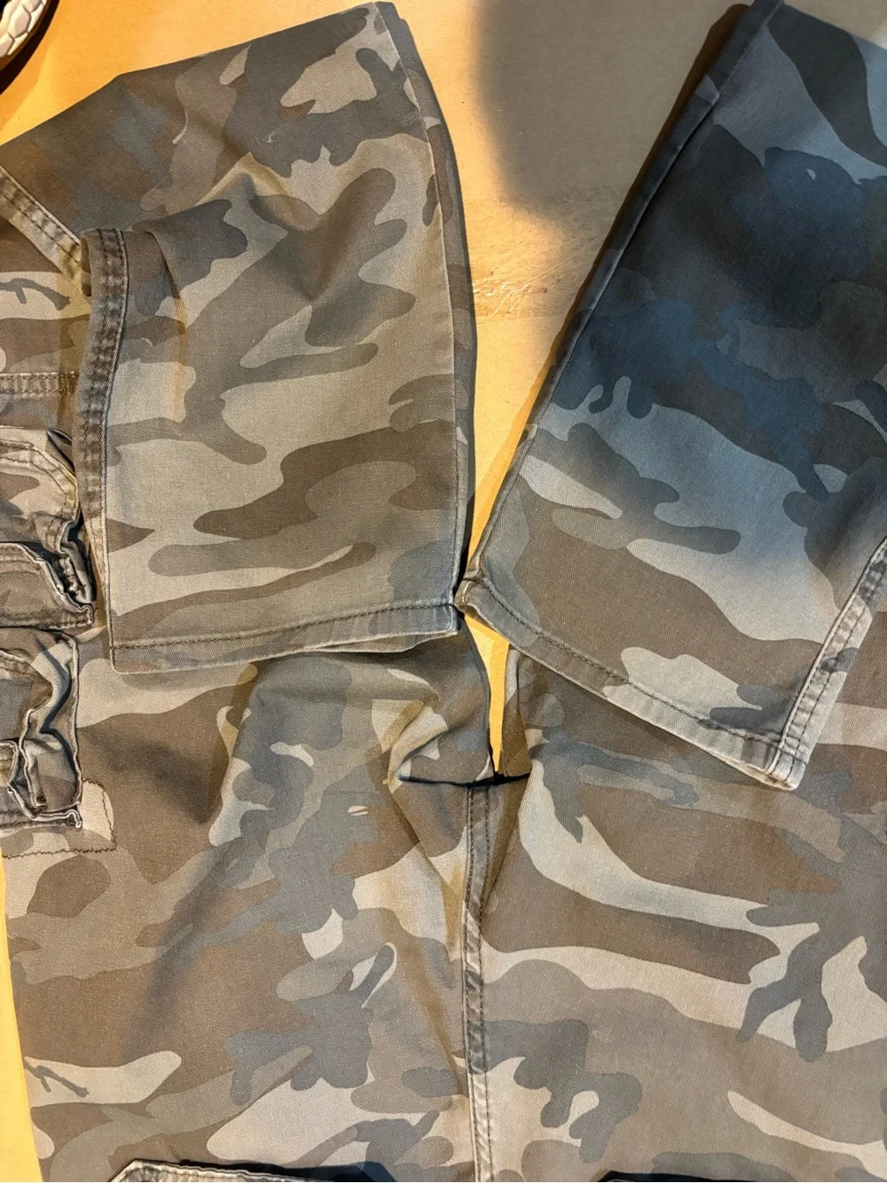 Camouflage Cargo Pants for Men - Olive Camo wrangler with cargo pockets
